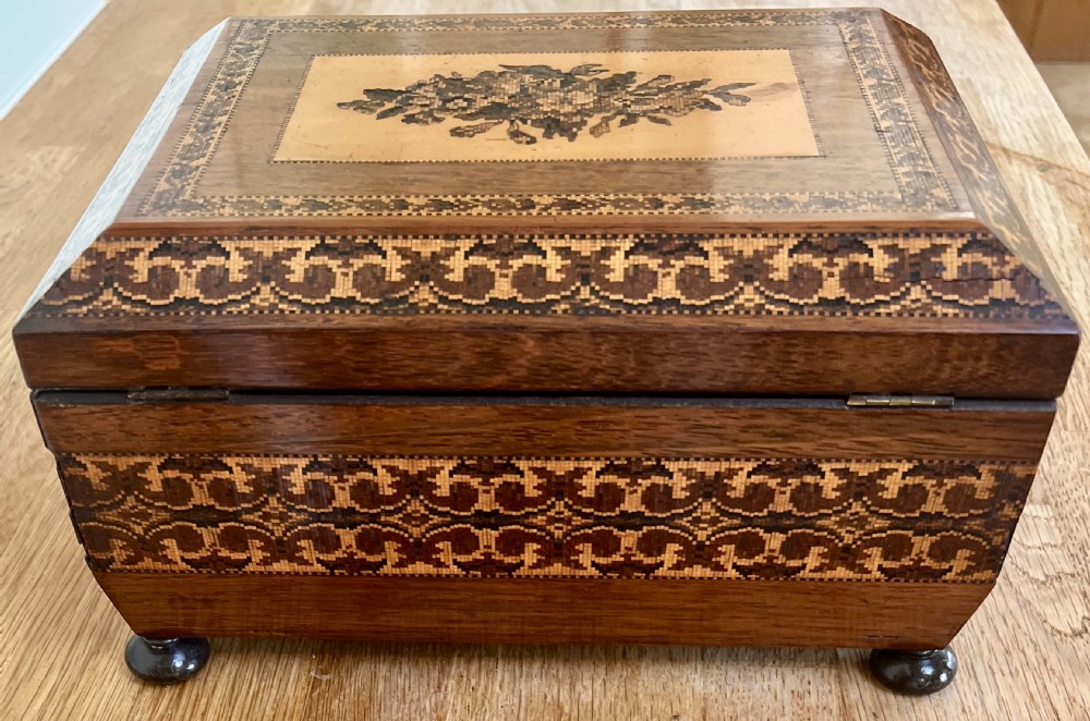 Tunbridge Ware Sewing Box View V