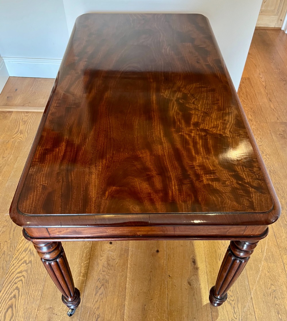 Good Quality Figured Mahogany Gillows Style Sofa Table View V