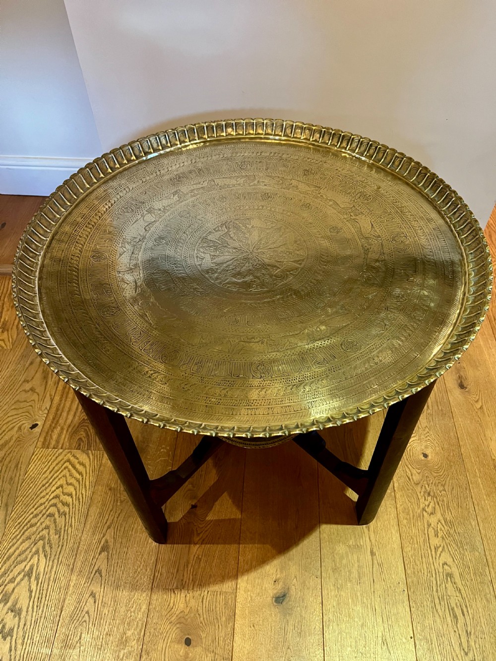 Large Benares Folding Table View II