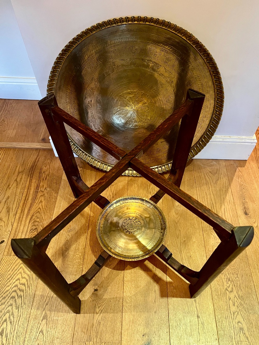 Large Benares Folding Table View III