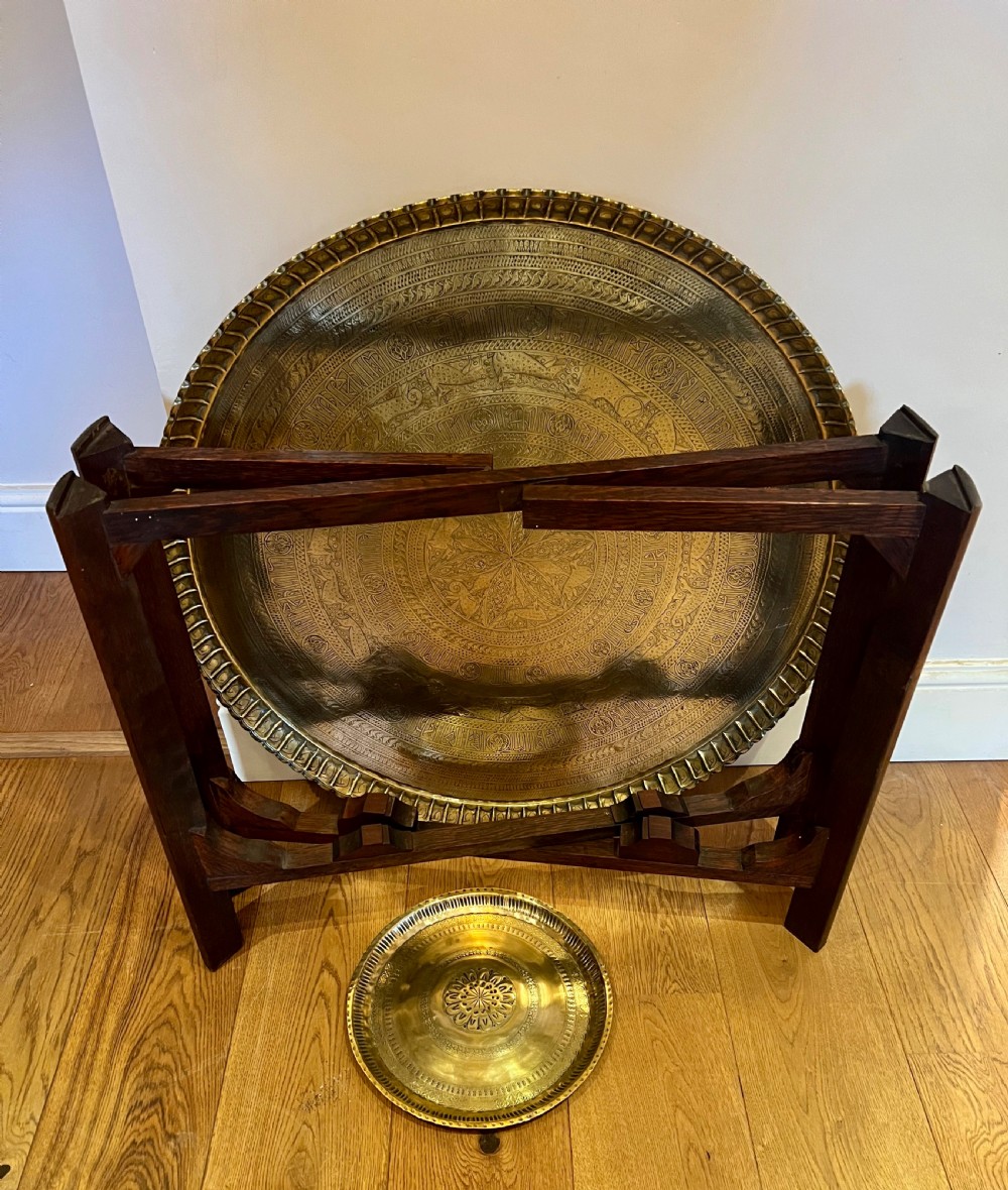Large Benares Folding Table View VIII