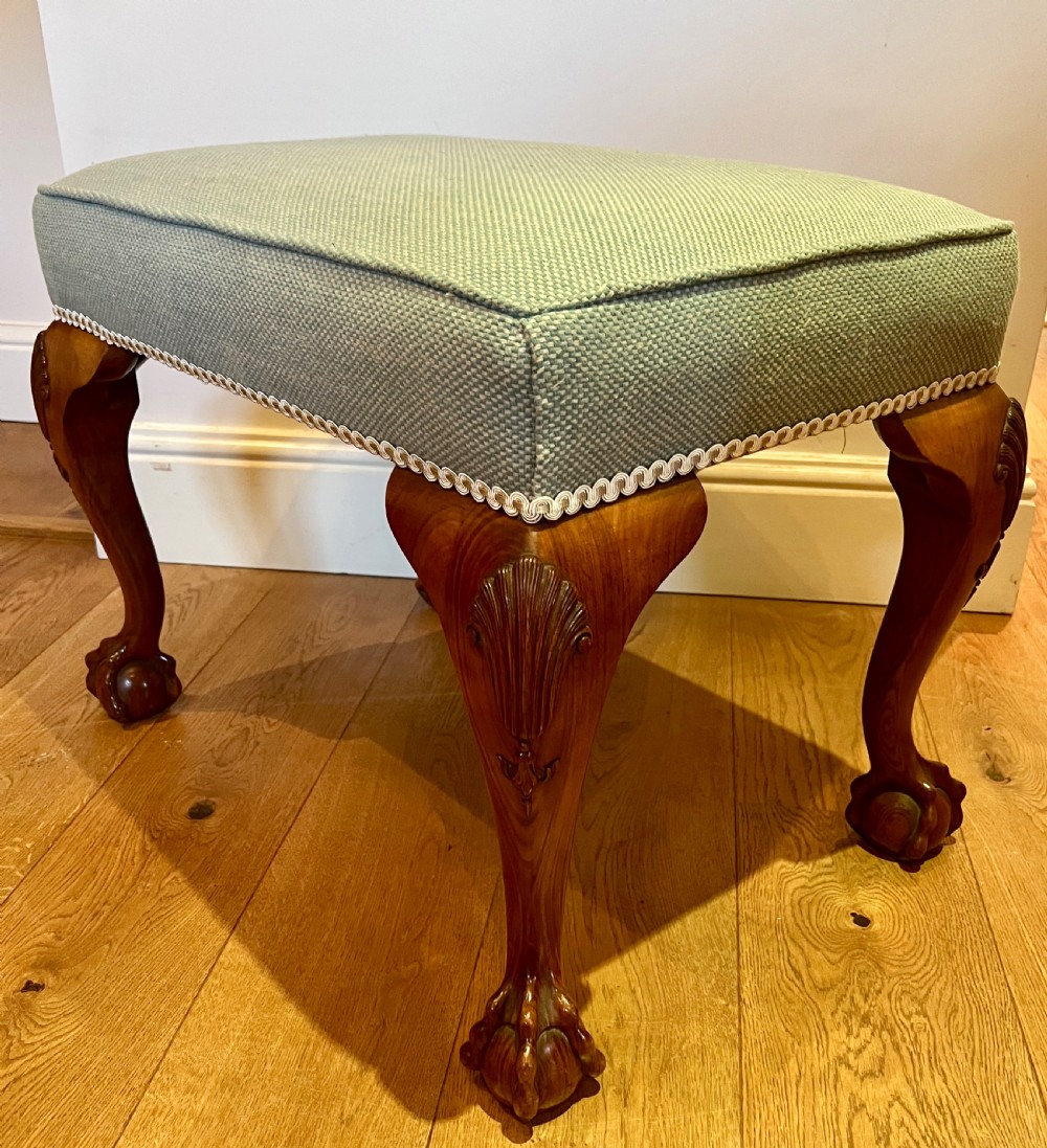 George II Style Walnut Stool