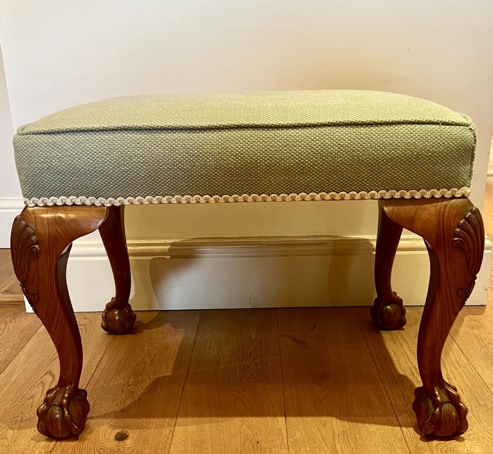 George II Style Walnut Stool View II