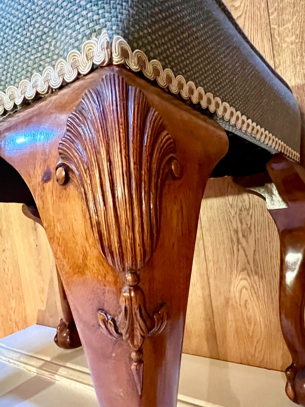 George II Style Walnut Stool View III