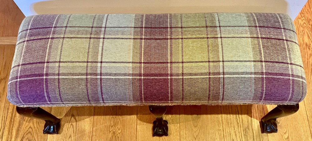 Chippendale Style Claw & Ball Window Seat Stool View II