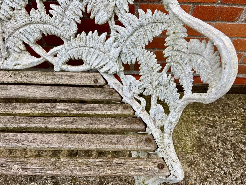 Antique Cast Iron Garden Seat View III