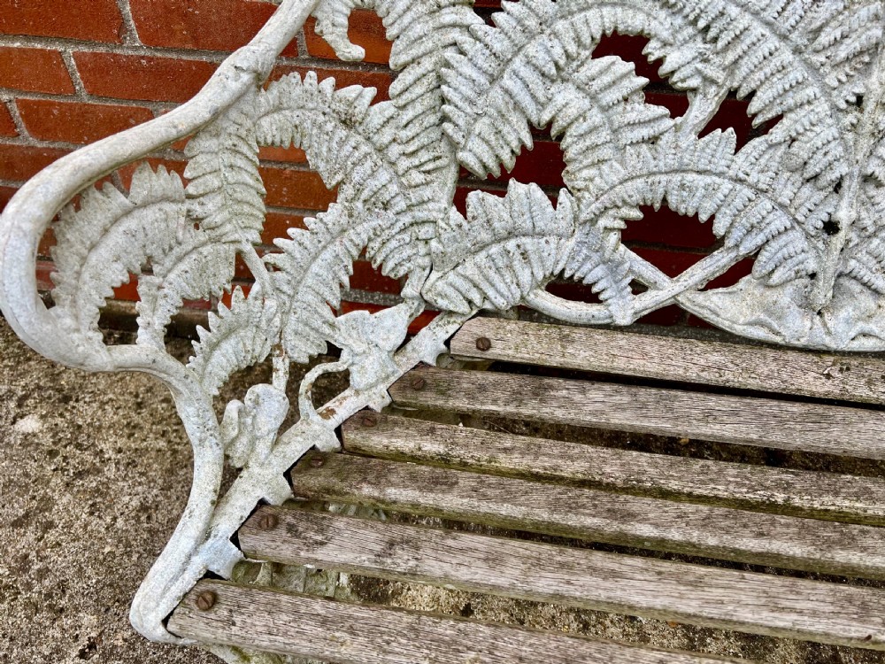 Antique Cast Iron Garden Seat View V