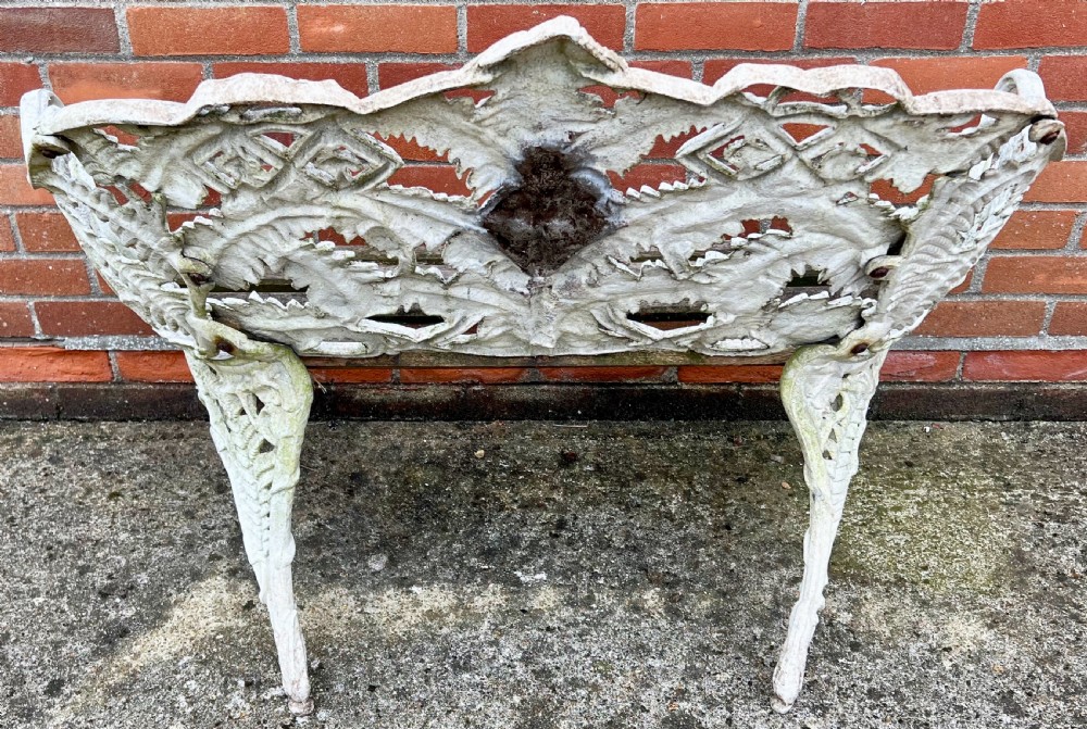 Antique Cast Iron Garden Seat View VIII