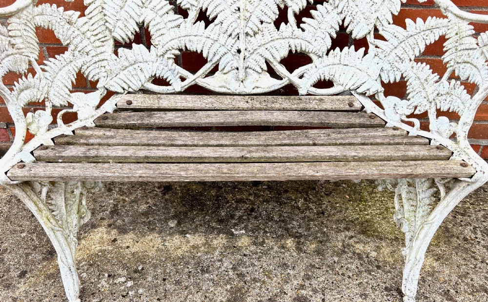 Antique Cast Iron Garden Seat View IX