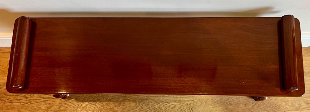 Victorian Mahogany Hall Bench or Window Seat View II