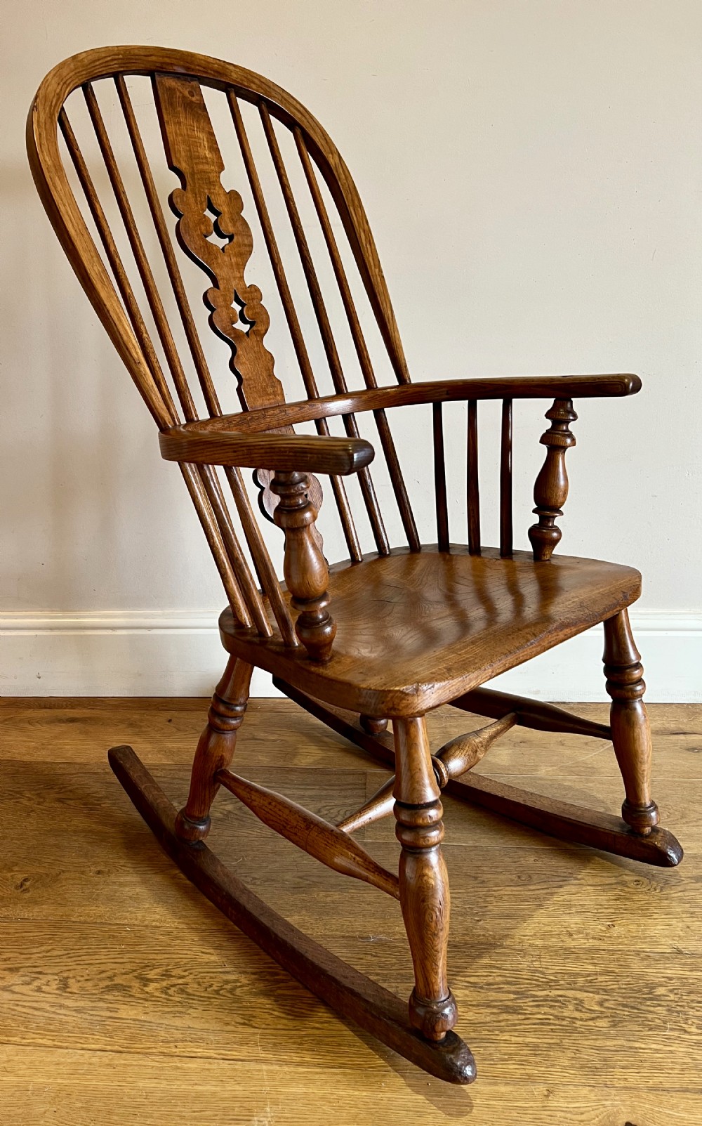 19th.Century Windsor Rocking Armchair