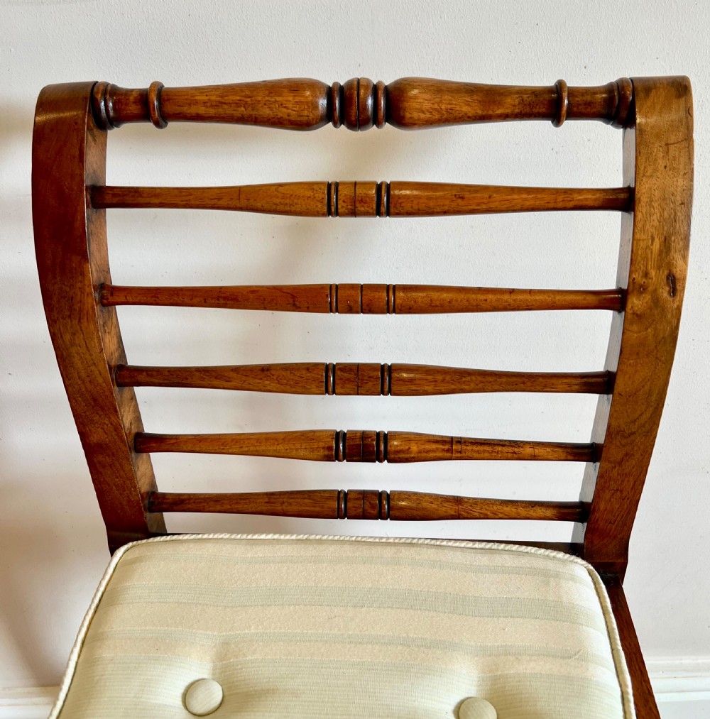 Antique Walnut Window Seat View V
