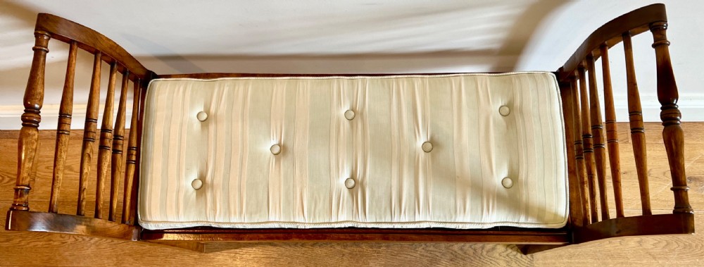 Antique Walnut Window Seat View VI