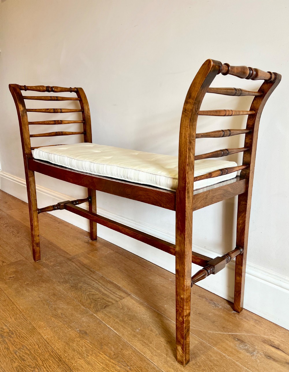 Antique Walnut Window Seat View VII