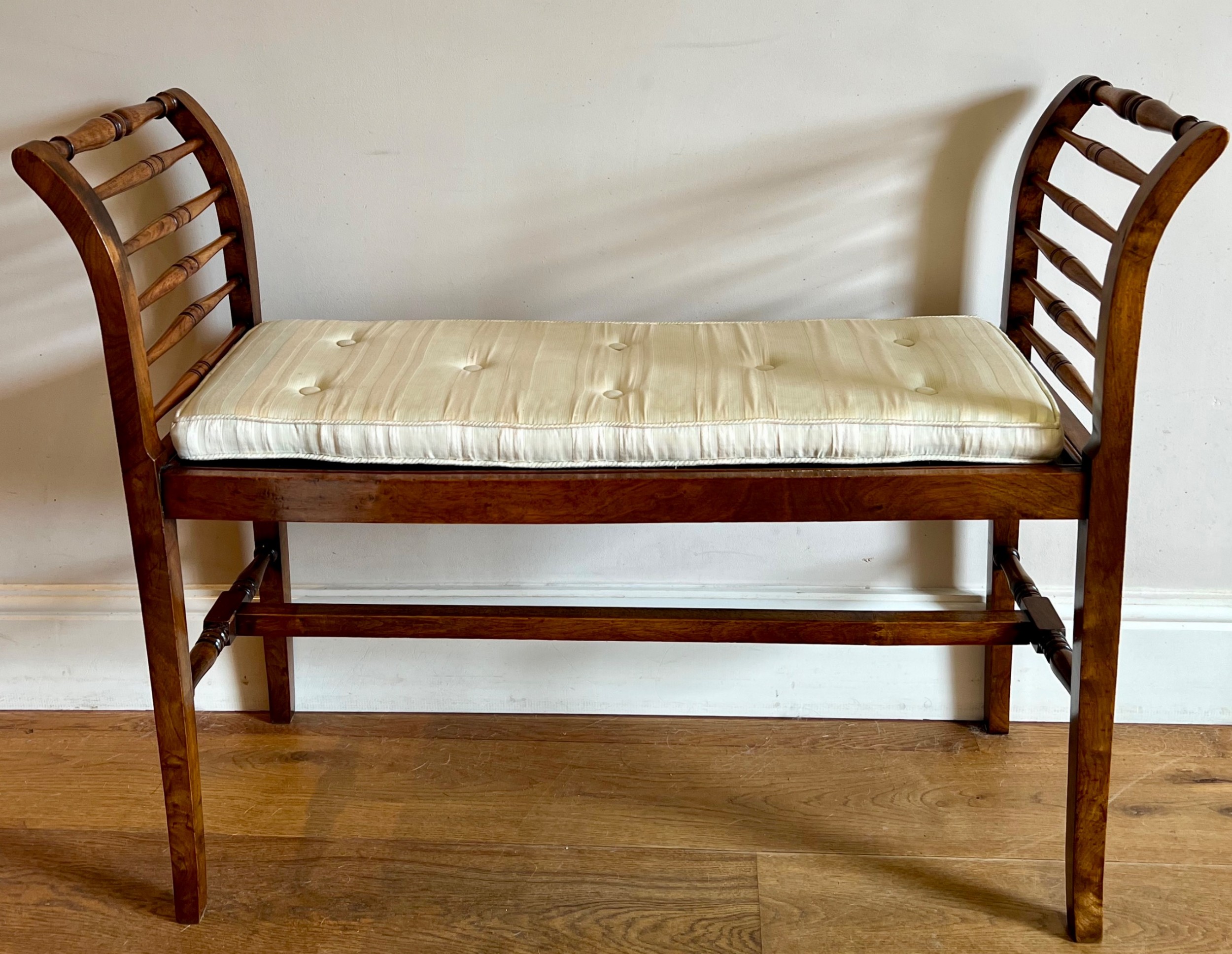 Antique Walnut Window Seat