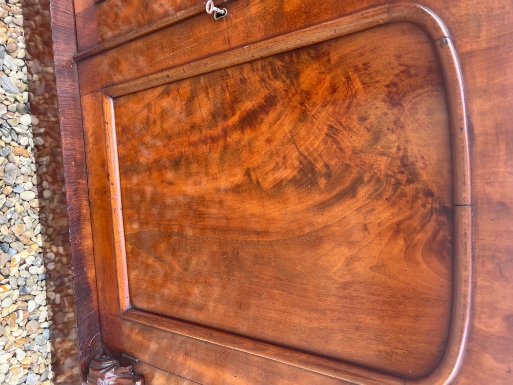 Antique Mahogany Side Cabinet Sideboard View V