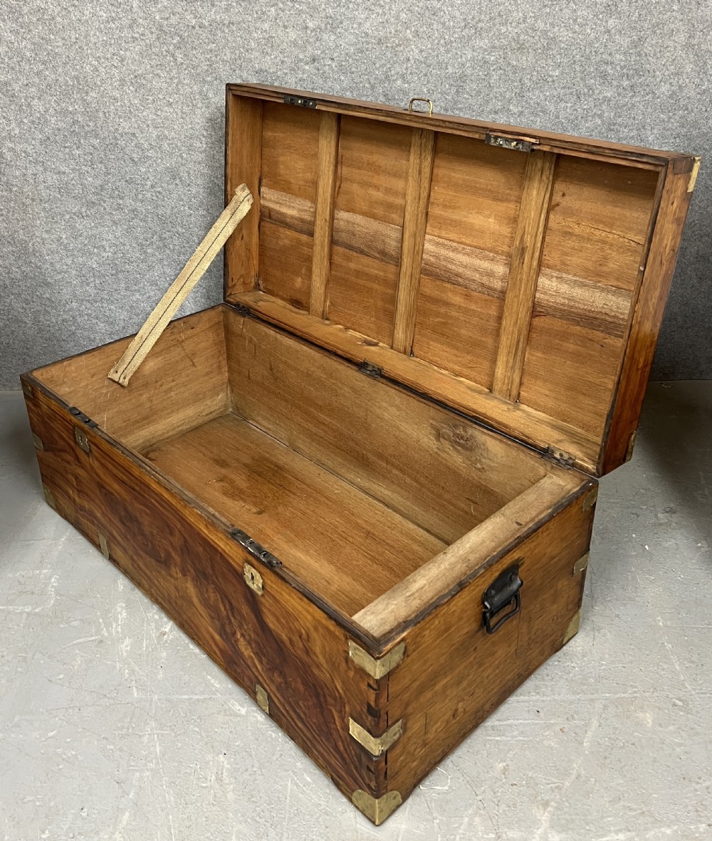 Antique Camphor Wood Campaign Trunk/Chest View III