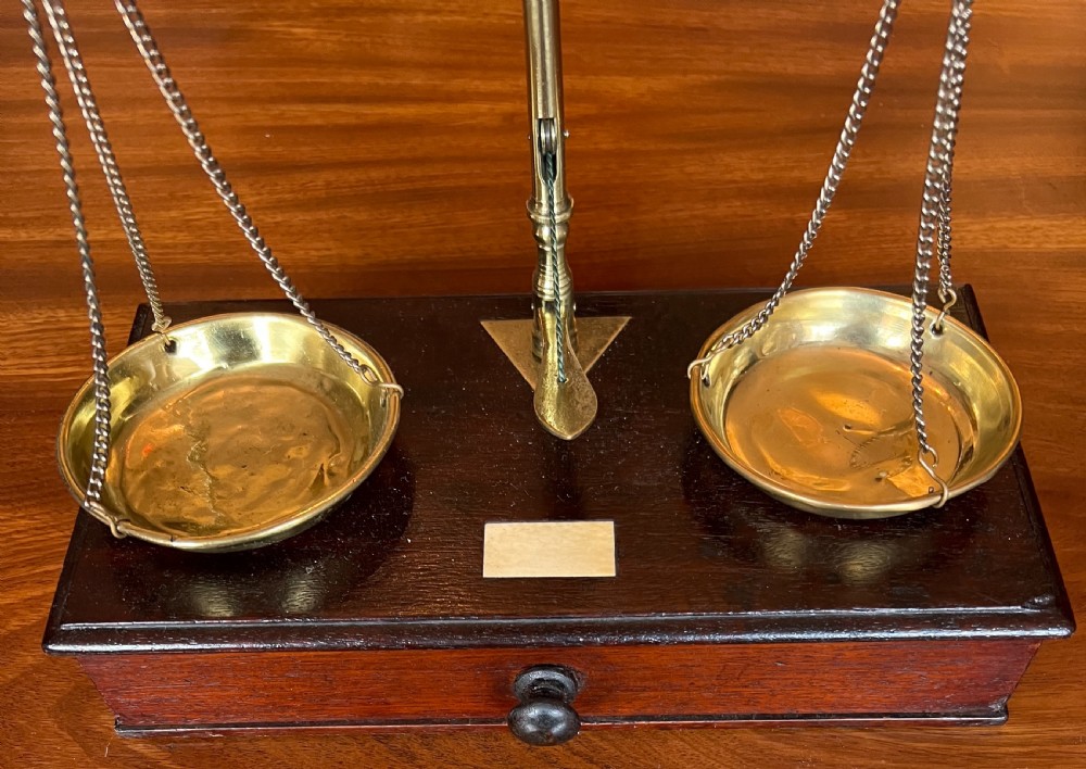 Late Victorian Travelling Apothecary Scales View VII
