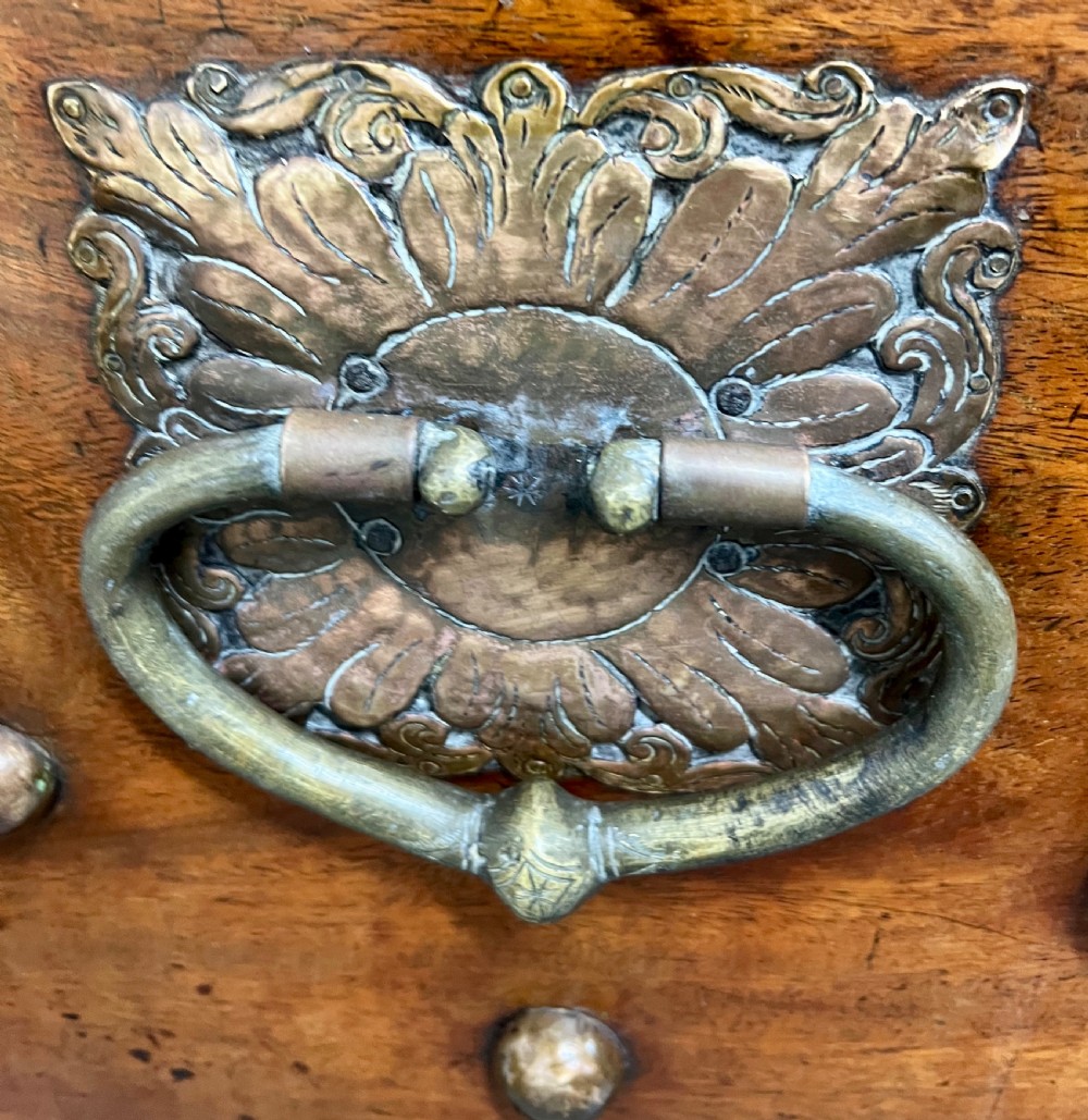 Rare Signed & Dated (  V.O.C.1751 ) Dutch East India Company Chest on Stand View XII