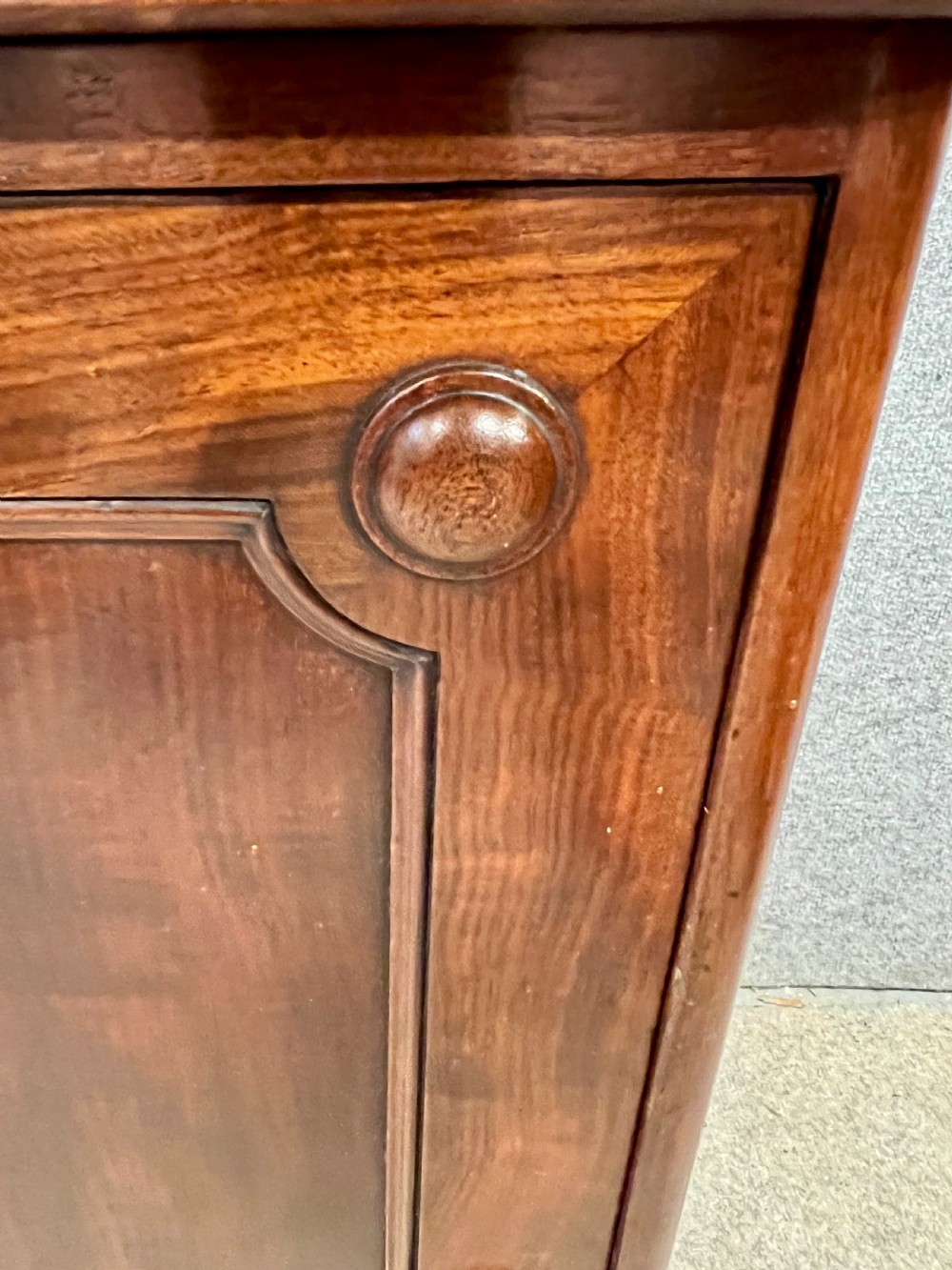 Antique Gillows Mahogany Bedside Cabinet View V