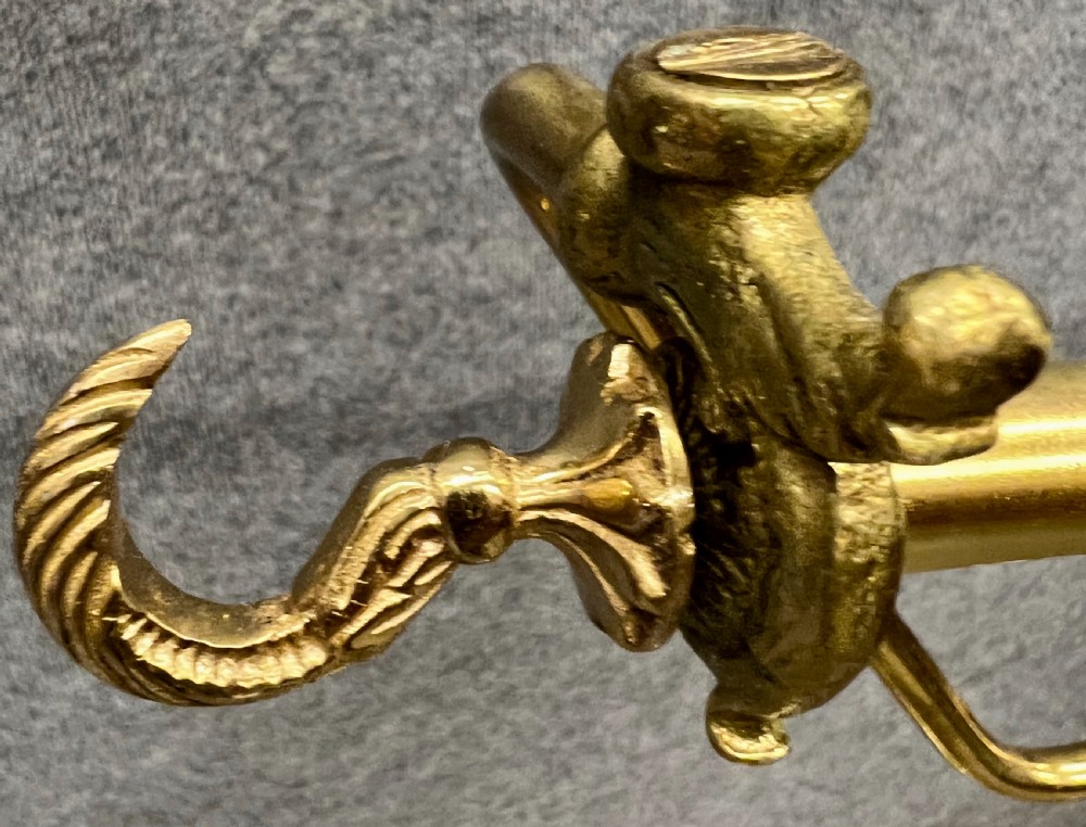 Brass Gentleman's Valet Clothes Stand View VII