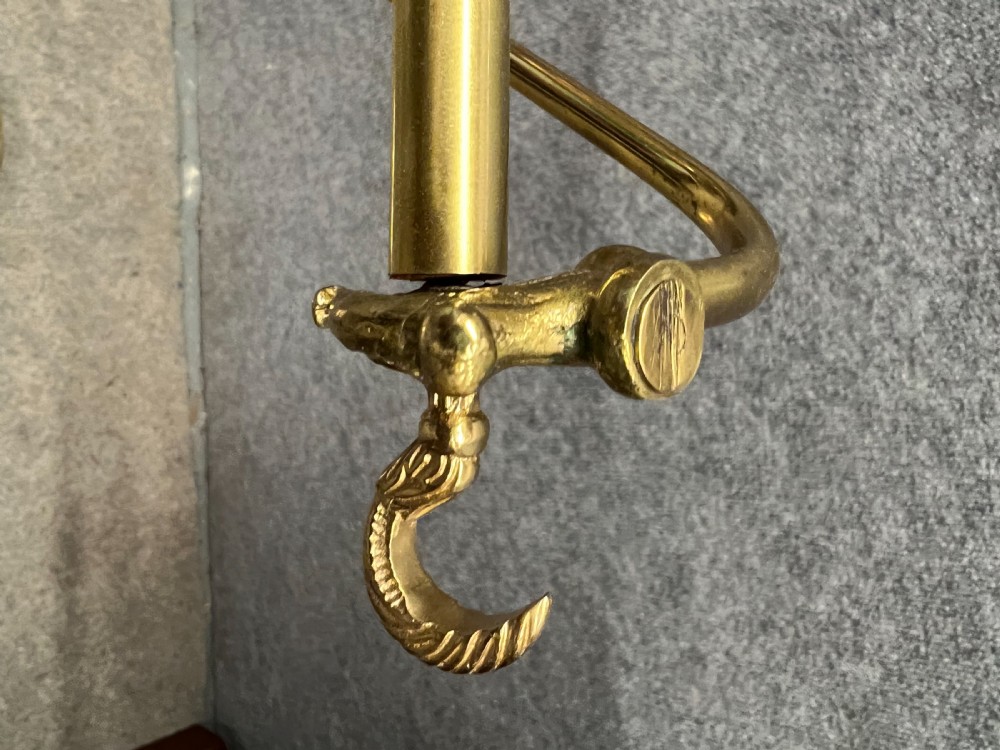 Brass Gentleman's Valet Clothes Stand View IX