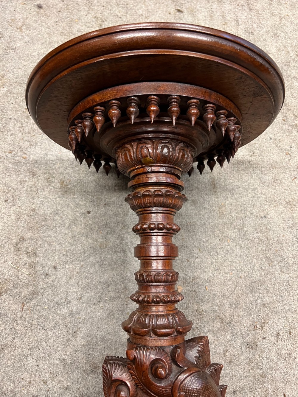 Stunning Anglo-Indian Dragon Torchere View VII