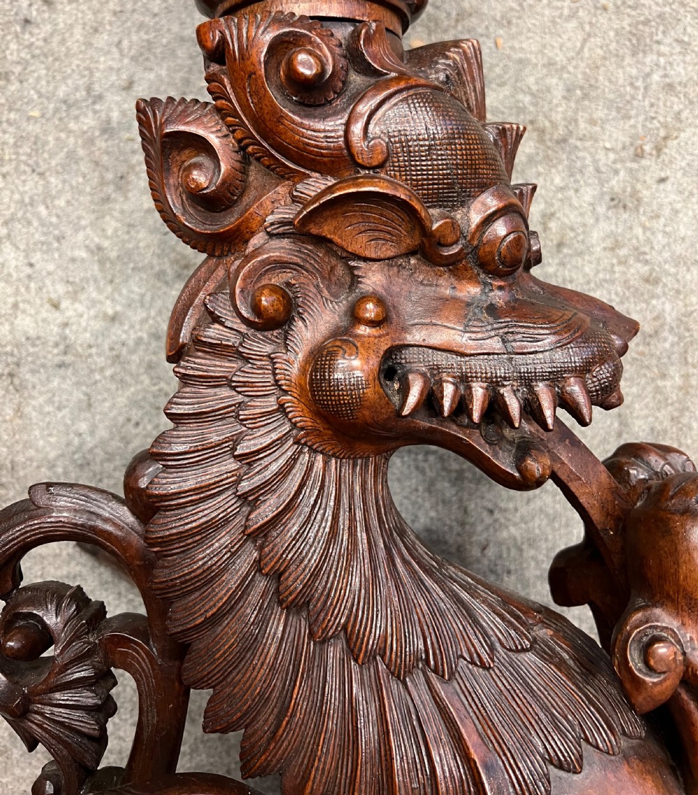 Stunning Anglo-Indian Dragon Torchere View VIII