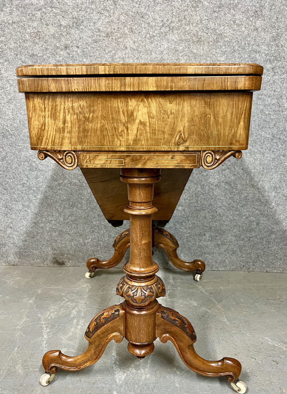 Good Quality Victorian Games and Sewing Table View VI
