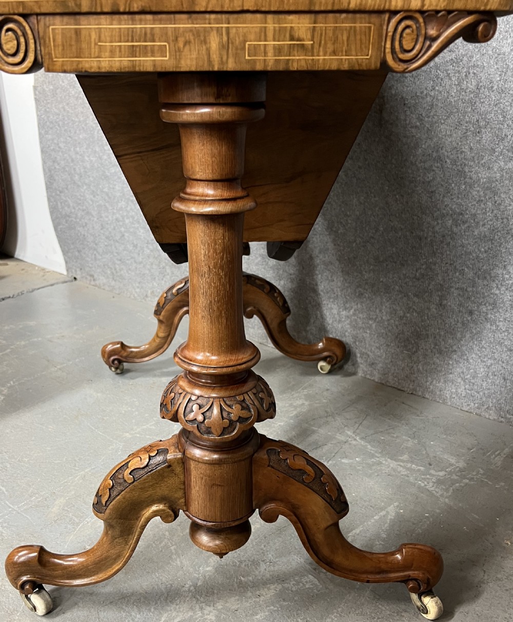 Good Quality Victorian Games and Sewing Table View VIII