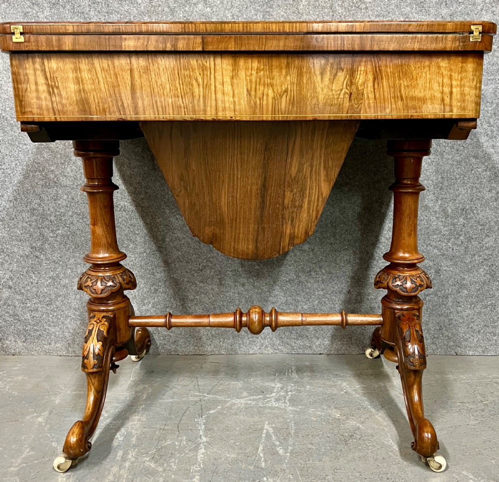 Good Quality Victorian Games and Sewing Table View IX