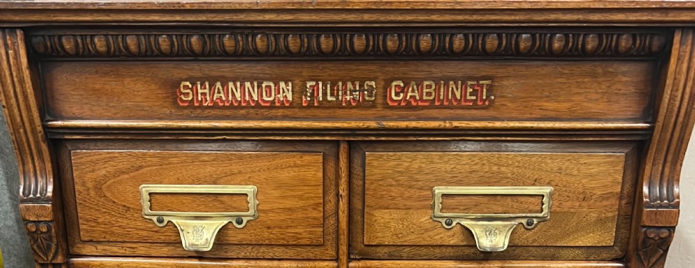 Antique Walnut Shannon Filing Cabinet View IV