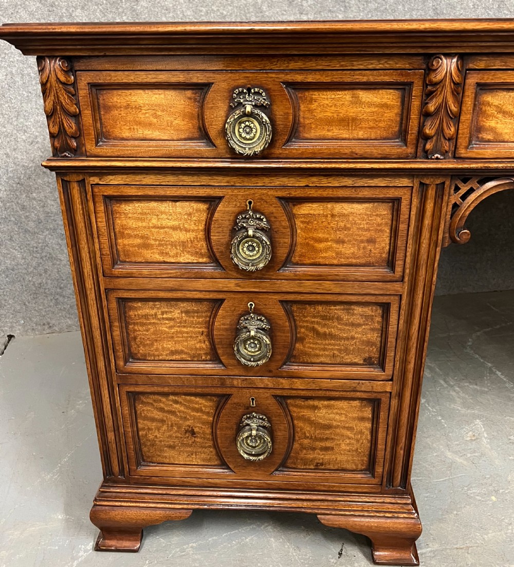 Superior Quality Mahogany Desk View IV