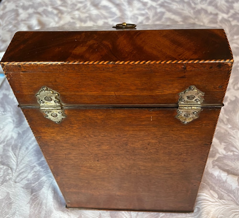 Unusual George III Tantalus in the Guise of a Knife Box View VI