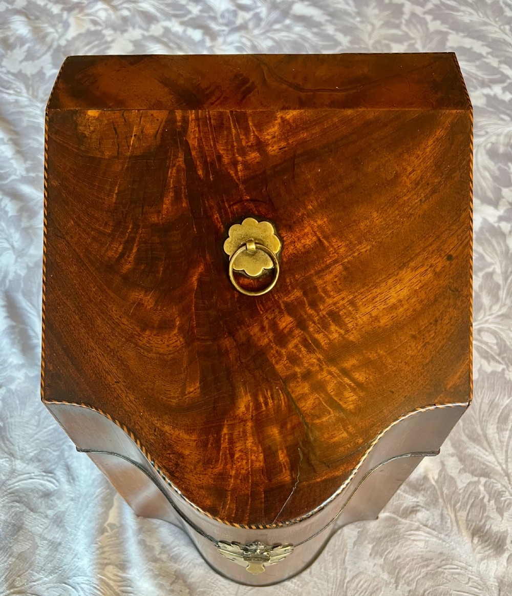 Unusual George III Tantalus in the Guise of a Knife Box View VII