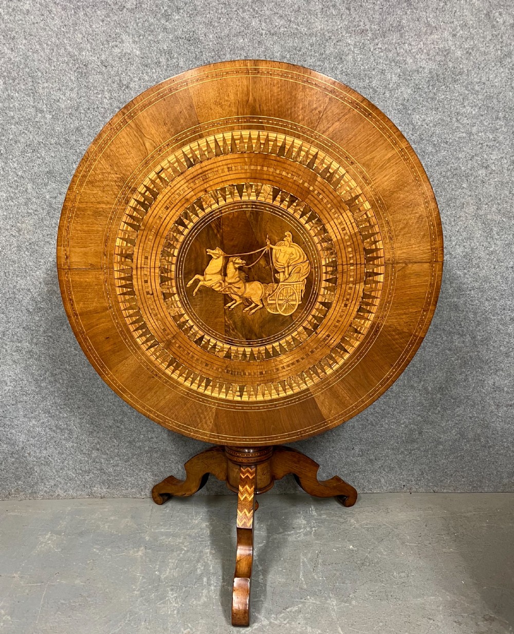 Italian Sorrento Inlaid Table