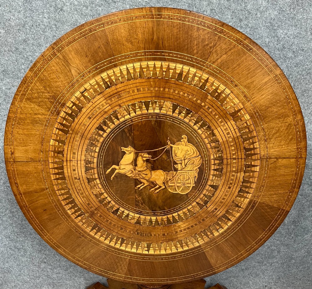 Italian Sorrento Inlaid Table View II