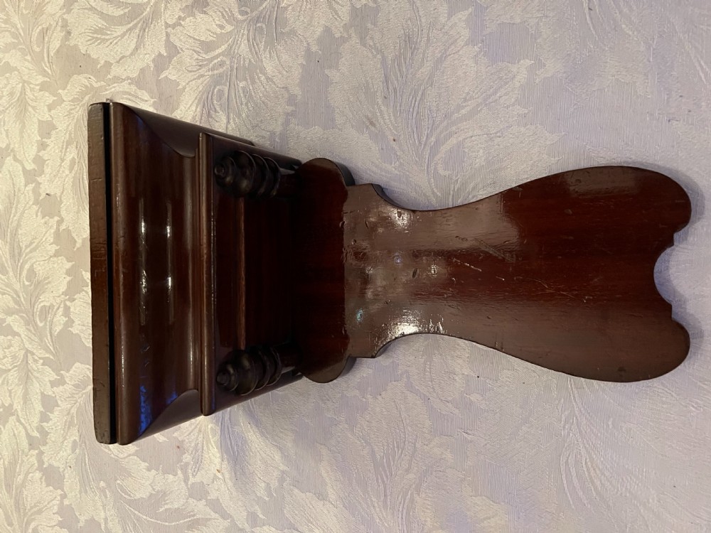 Antique Mahogany Charger Stand View VI