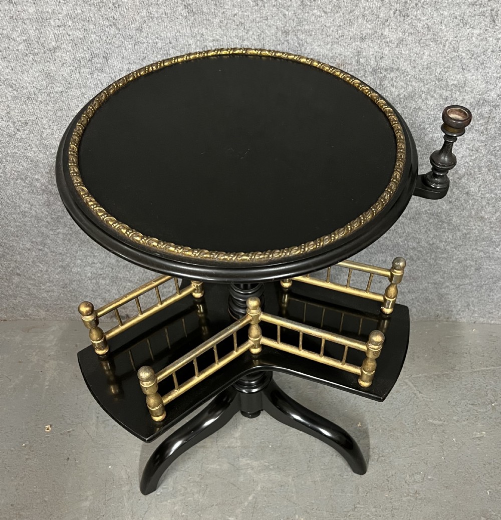 Victorian Revolving Book Table View III