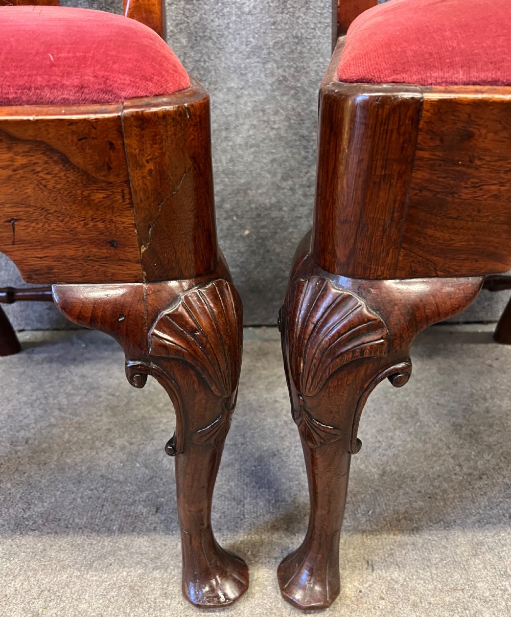Good Pair of Early 18th.C. Walnut Chairs View V