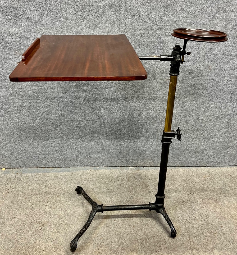 Foots Patent Adjustable Reading Table View IV