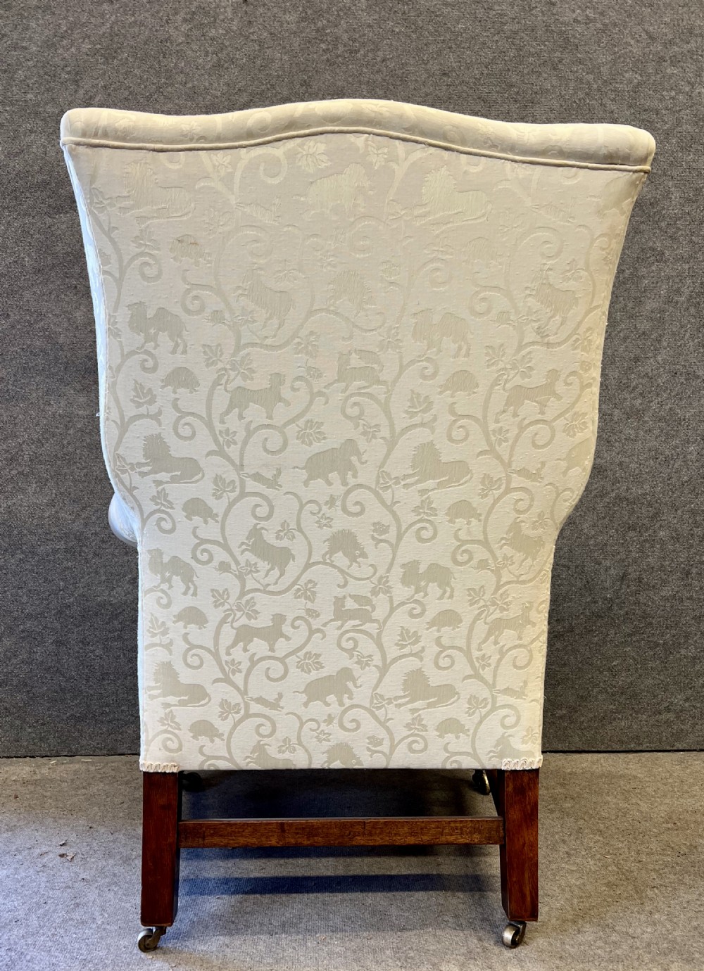 George III Mahogany Winged Armchair View VI