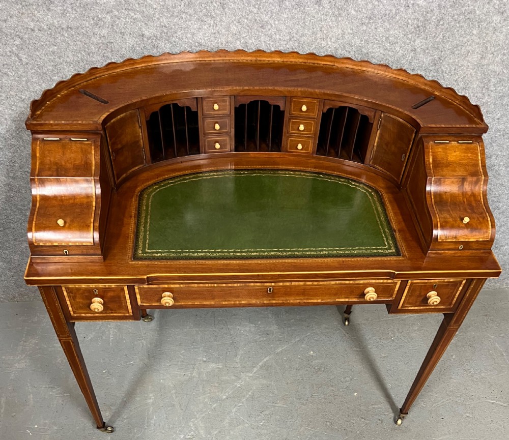 Quality Inlaid Carlton House Desk