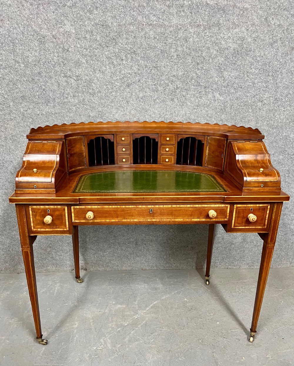 Quality Inlaid Carlton House Desk View IV