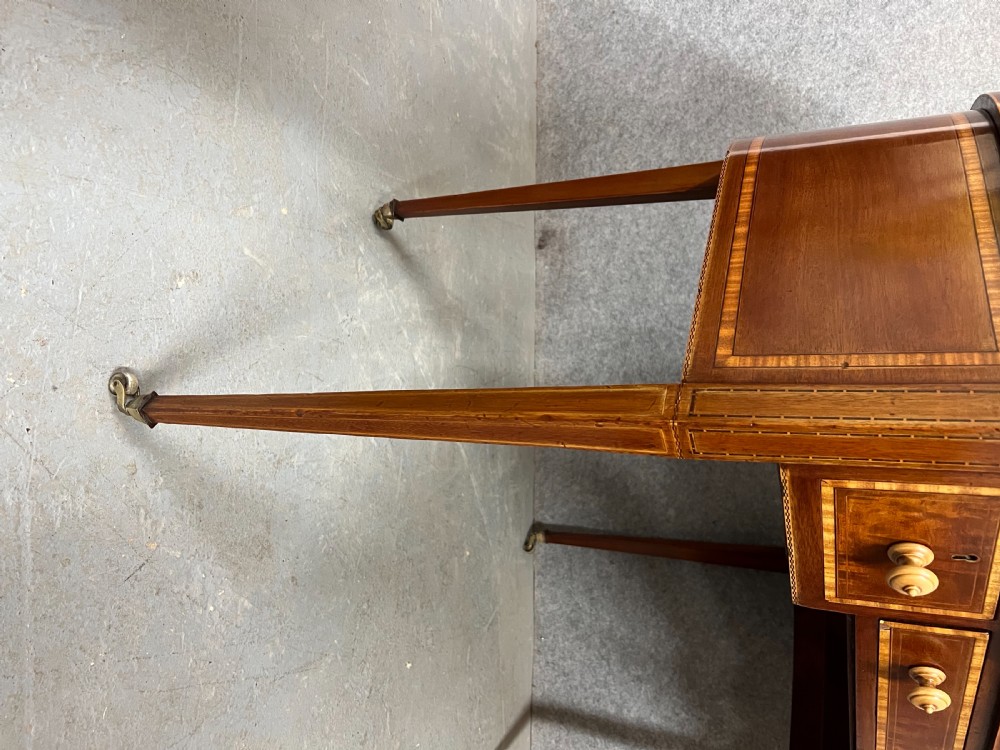 Quality Inlaid Carlton House Desk View XI