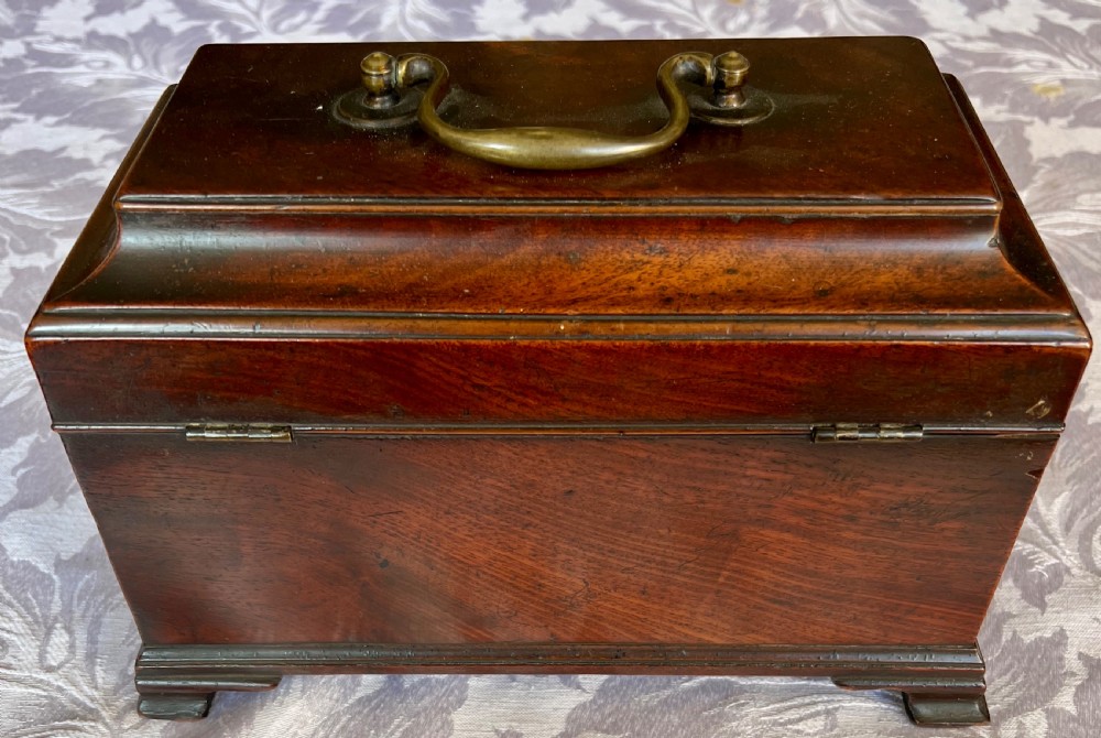 George III Mahogany Tea Caddy View IV