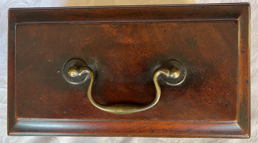 George III Mahogany Tea Caddy View V