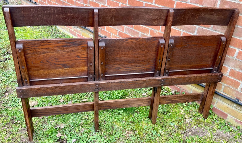Antique Folding Bench View VI