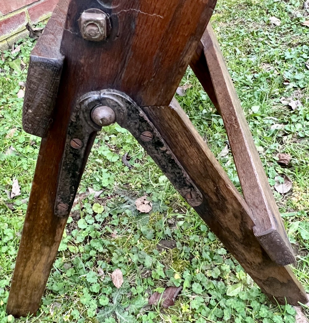 Antique Folding Bench View VIII