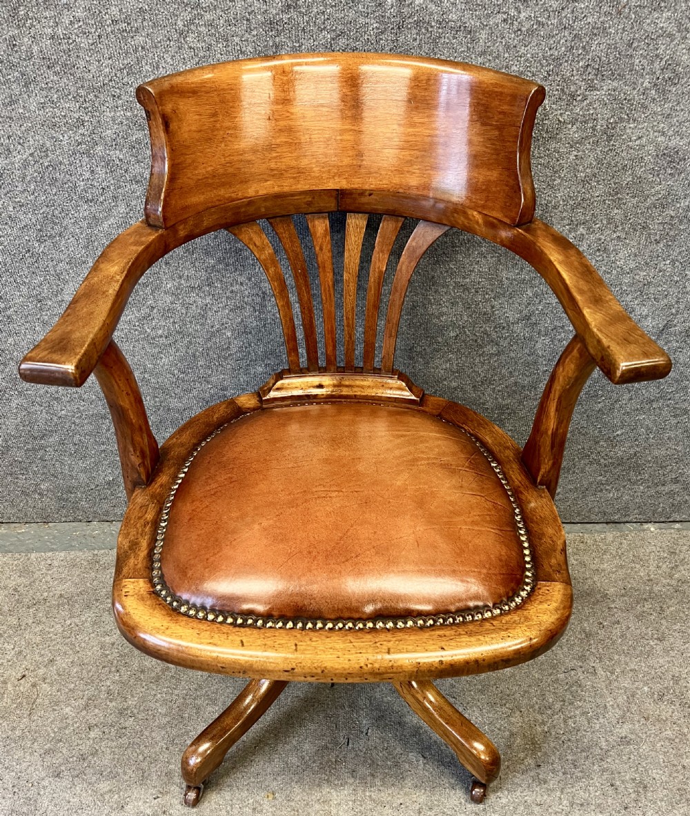 Antique Swivel Desk Chair View II